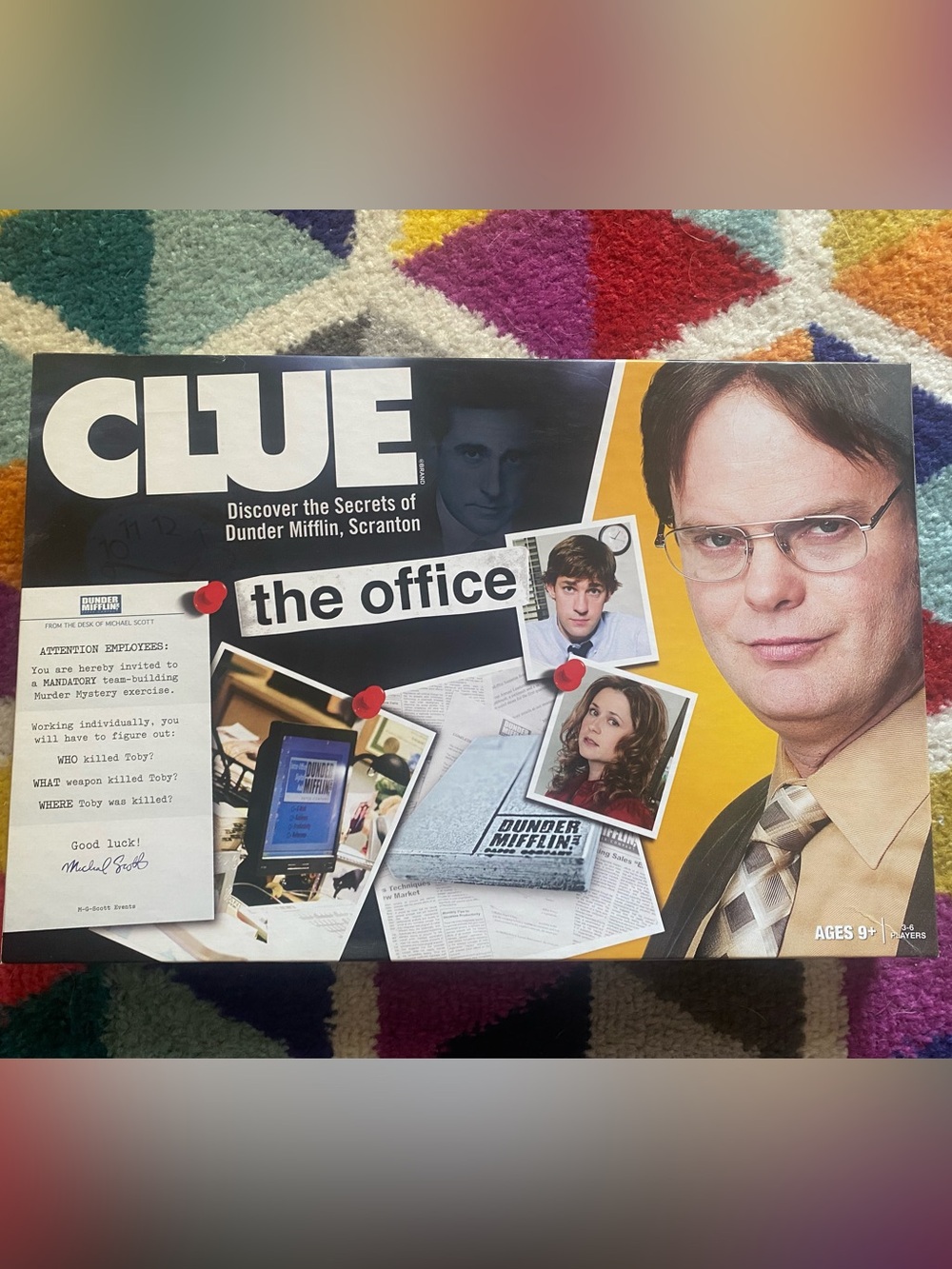New Hasbro Clue The Office Edition Exclusive Board Game